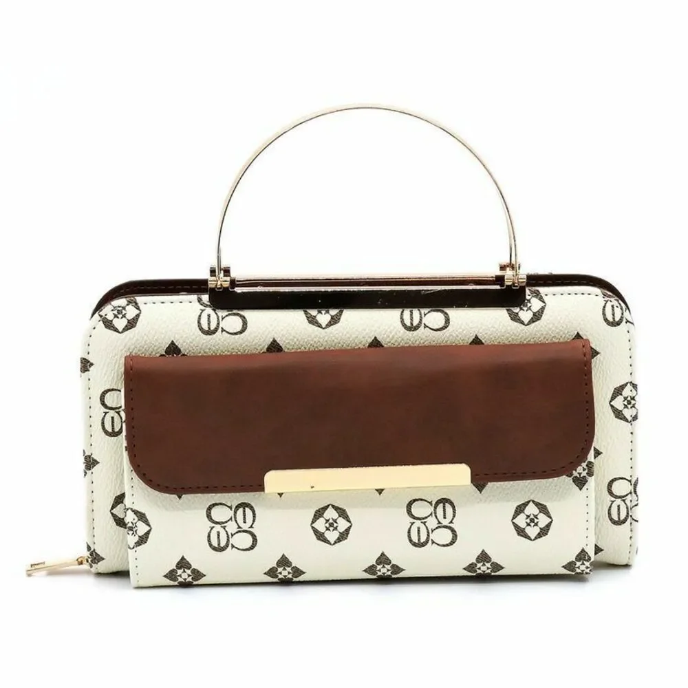 Monogram Women’s Satchel Designer Top Handle Tote Shoulder Purse Crossbody
